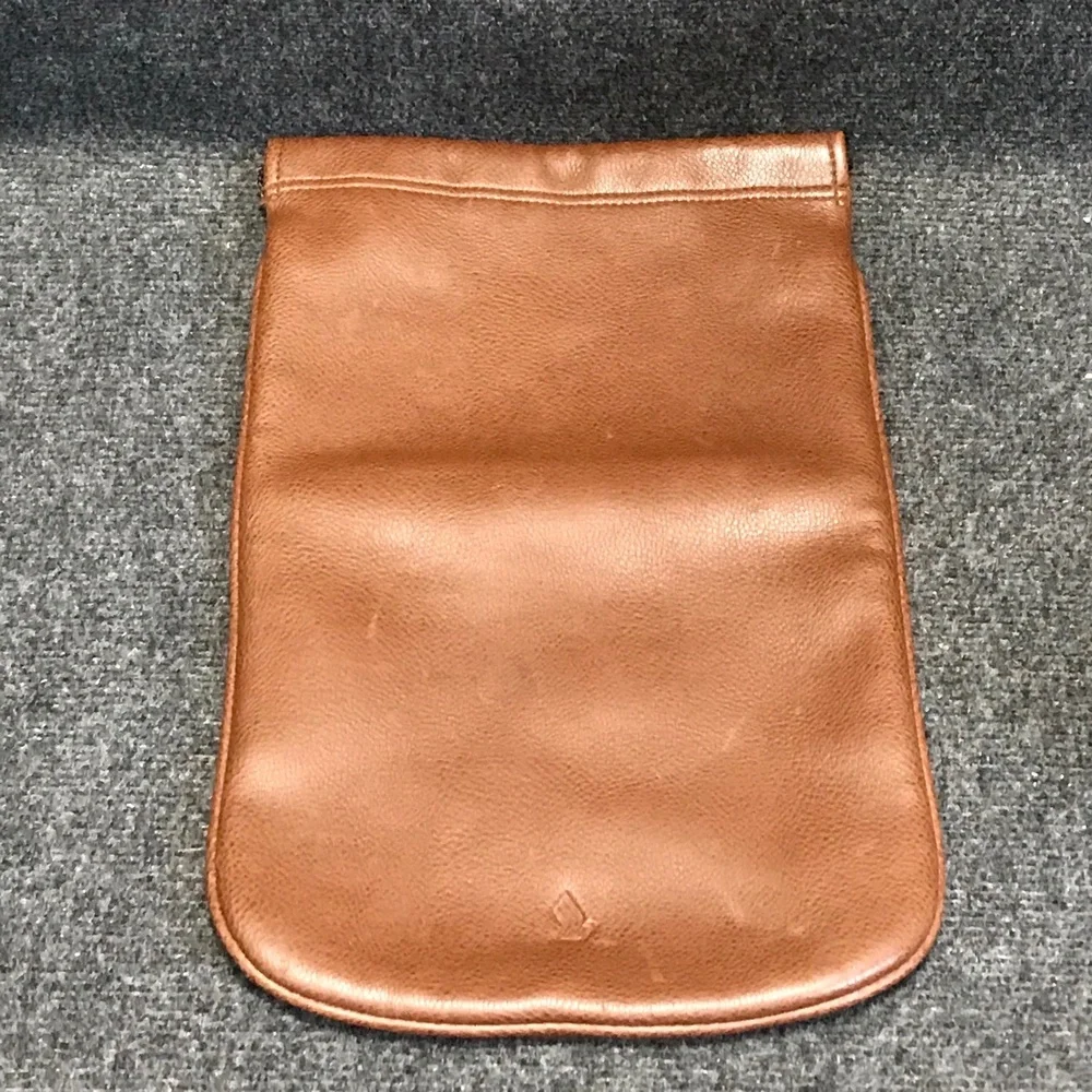 Braun Büffel Design Germany Brown Leather Shoe‎ Bag Drawstring Pouch Travel Bag